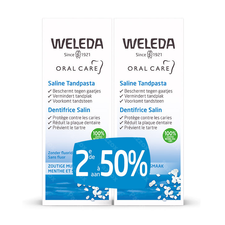 Weleda Dentifrice Salin Duopack 2x75ml
