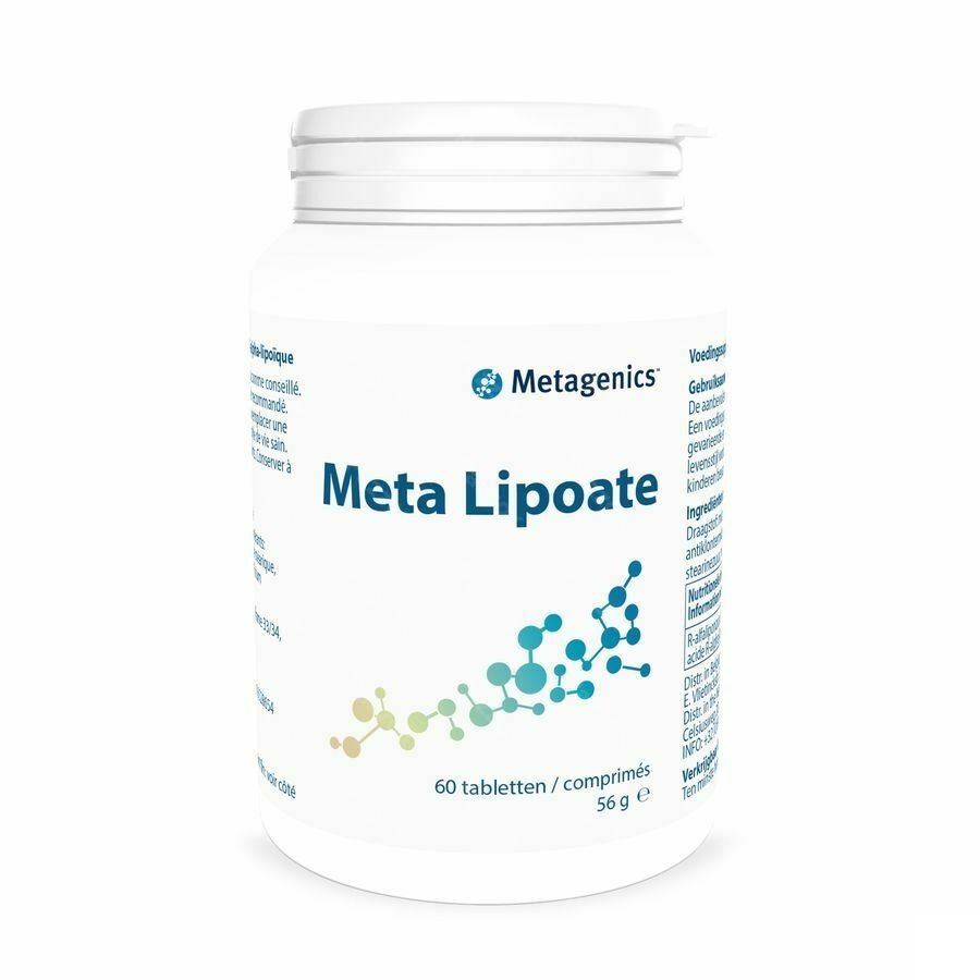 Meta Lipoate Pot Tabl 60 Metagenics