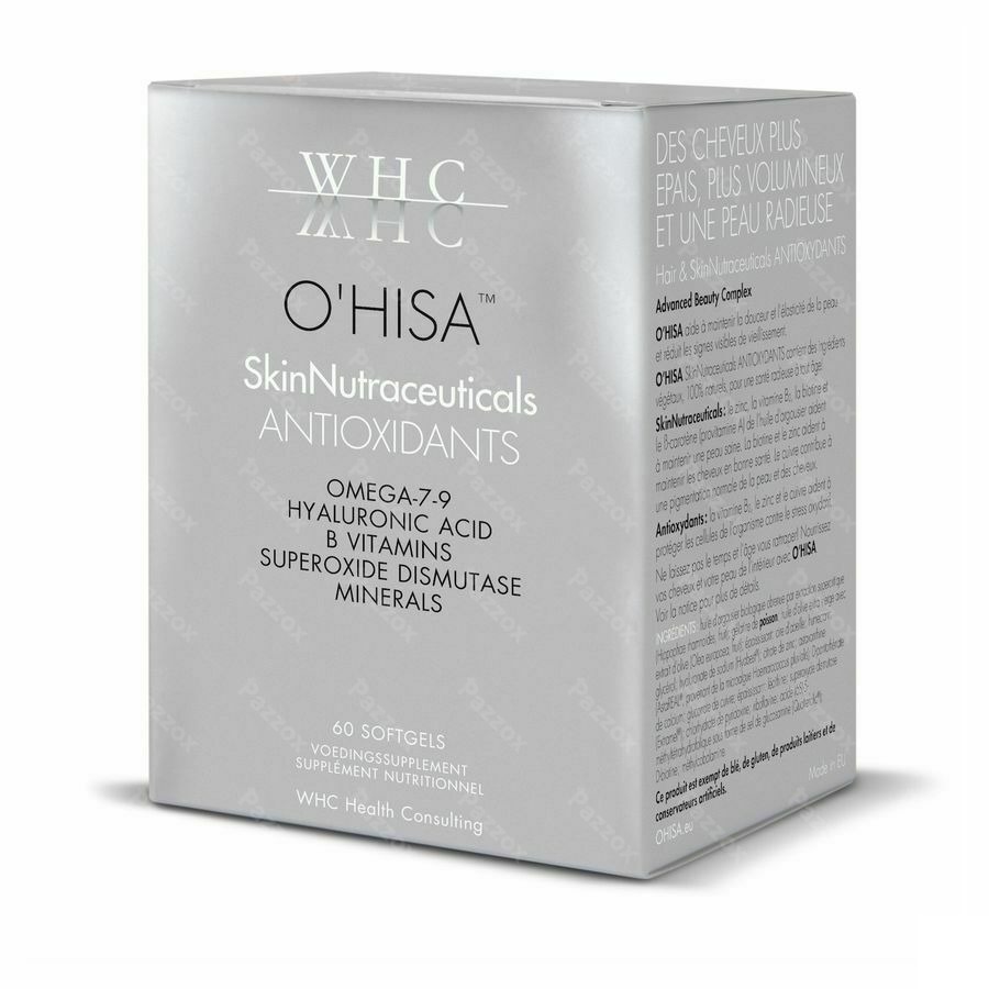 O'Hisa SkinNutraceuticals Antioxidants Softgels 60