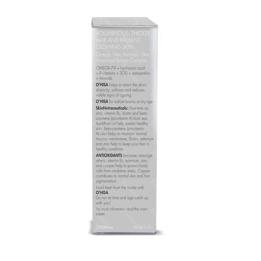 O'Hisa SkinNutraceuticals Antioxidants Softgels 60