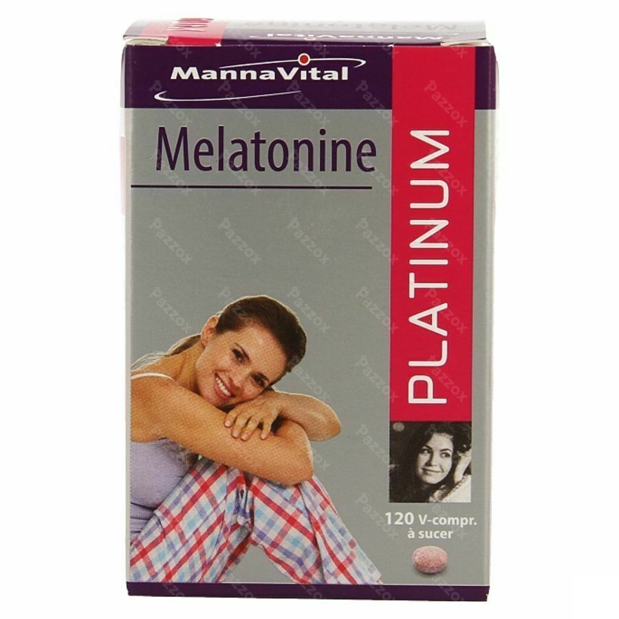 Mannavital Melatonine Platinum 120 Comprimés Fondants