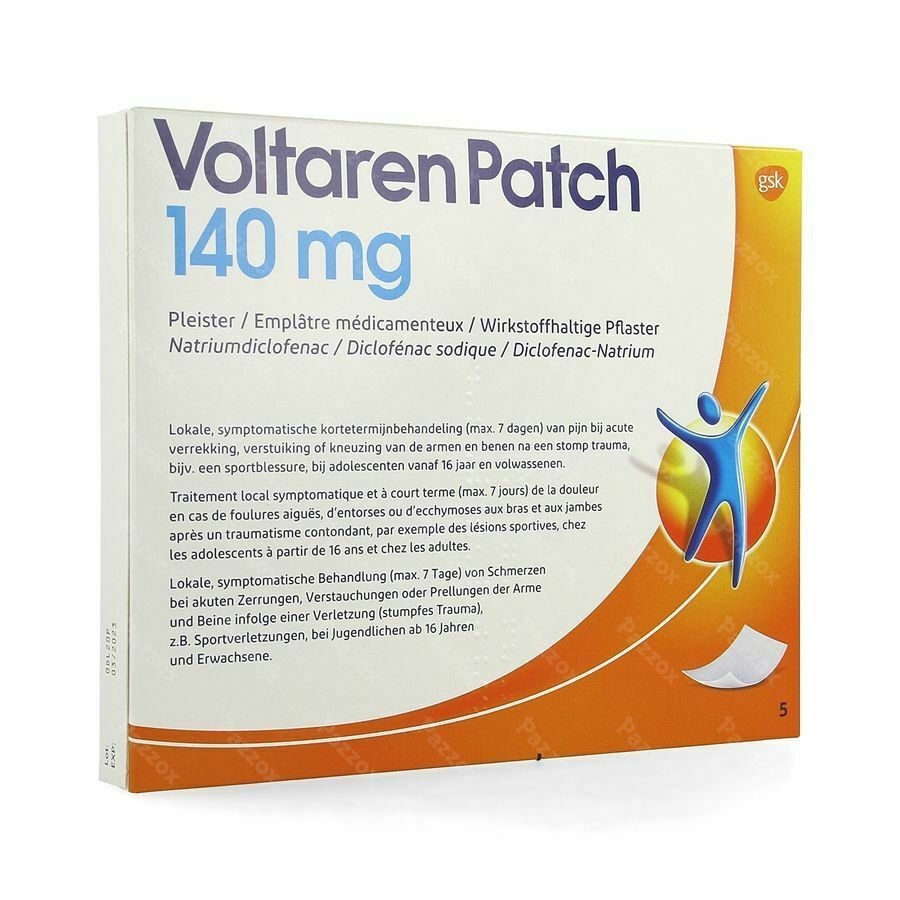 Voltaren Patch 140mg Emplatre Medicamenteux 5