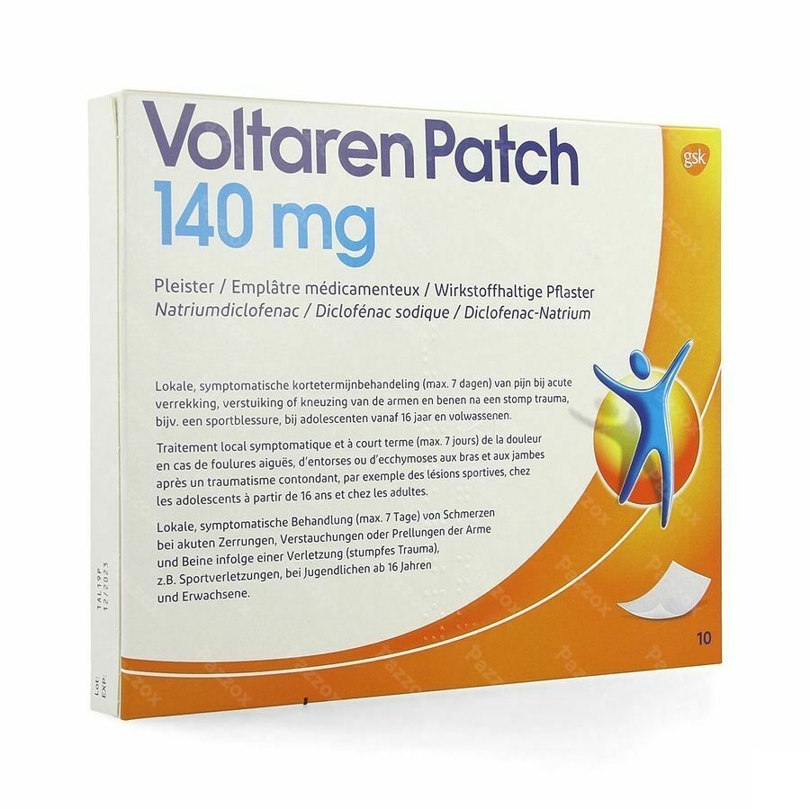 Voltaren Patch 140mg Emplatre Medicamenteux 10