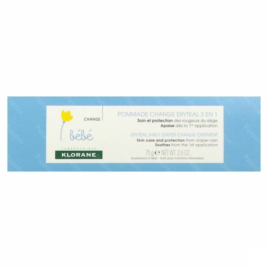 Klorane Bébé Eryteal Crème Change 75g