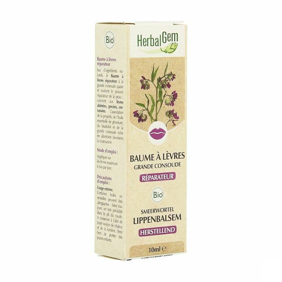 Herbalgem Sirop Des Fumeurs Effets Secondaires Herbalgem Baume Levre Consoude Bio 10ml - Pazzox, pharmacie en ligne
