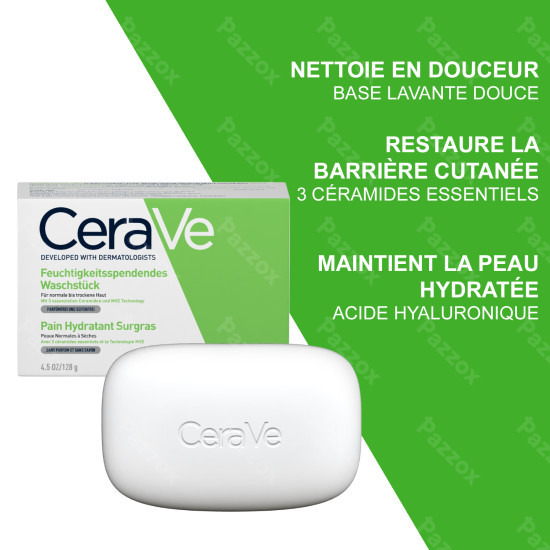 CeraVe Pain Hydratant Surgras 128g