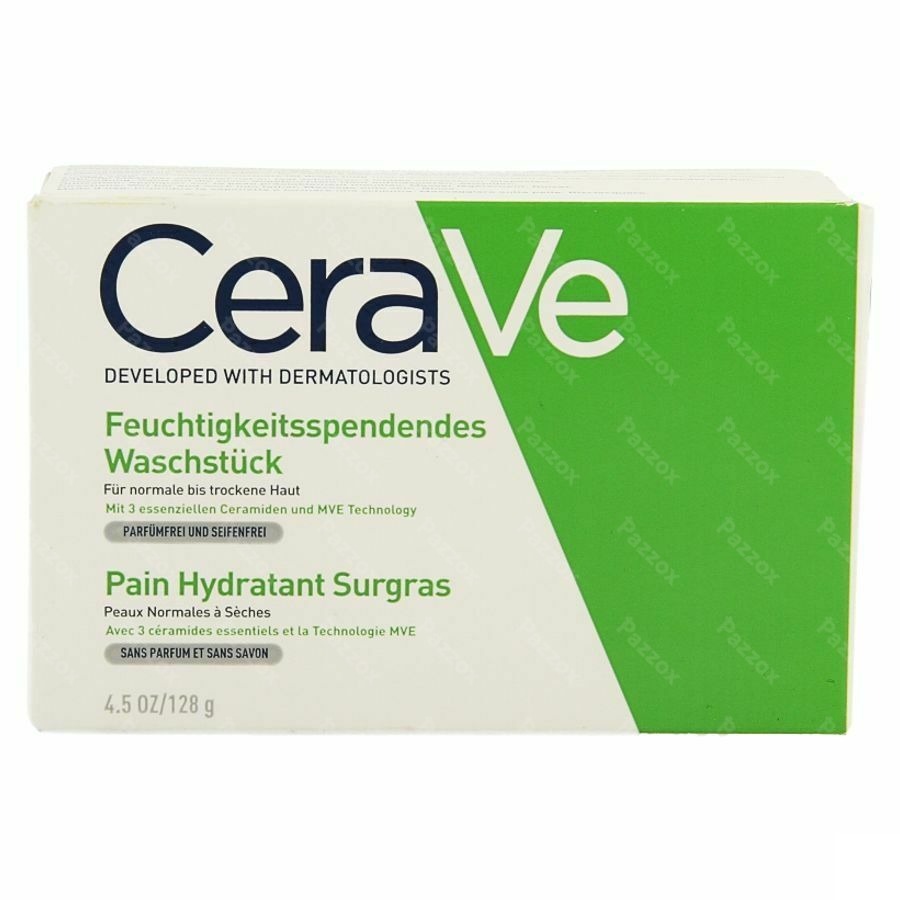 CeraVe Pain Hydratant Surgras 128g