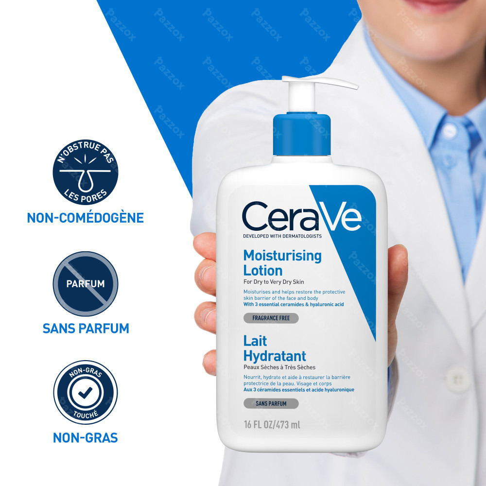 CeraVe Lait Hydratant Peaux Sèches à Très Sèches 1000ml