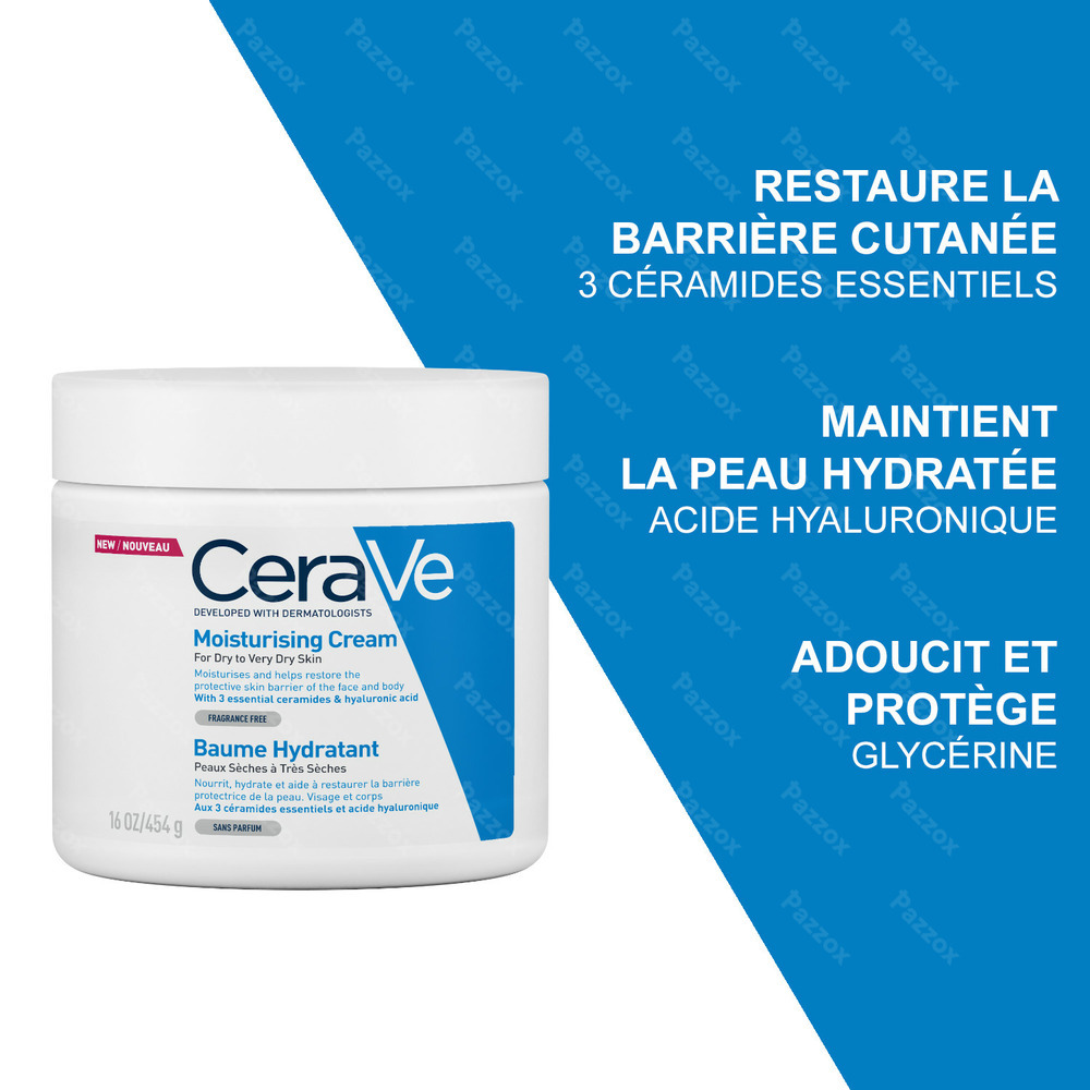 CeraVe Crème Hydratant Pot 454g