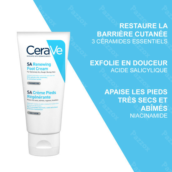 CeraVe Sa Creme Pieds Regenerante 88ml