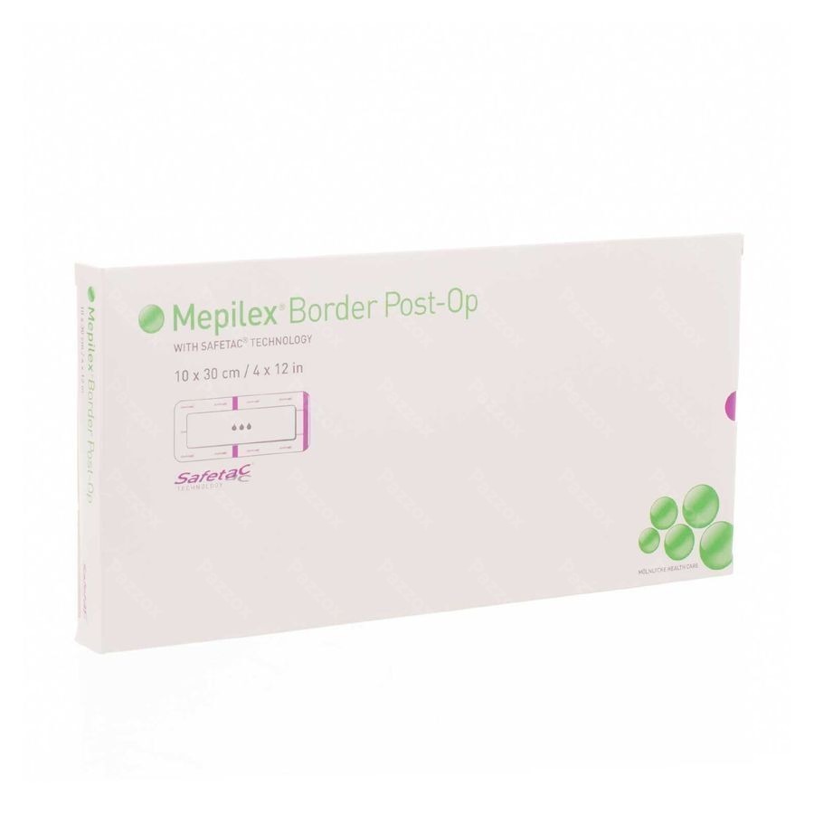 Mepilex Border Post-op Pans 10x30cm 5 496605