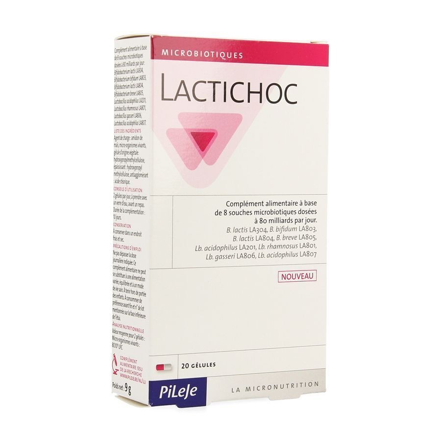Lactichoc Caps 20