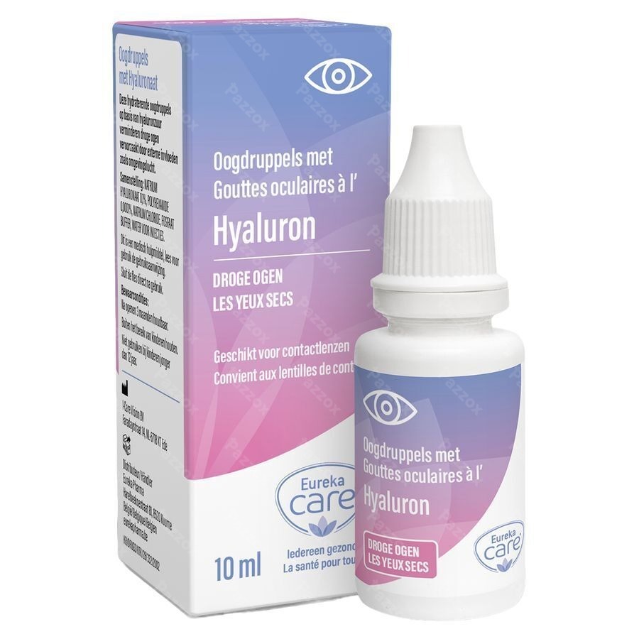 Eureka Care Collyre Yeux Secs Hyaluron 10ml