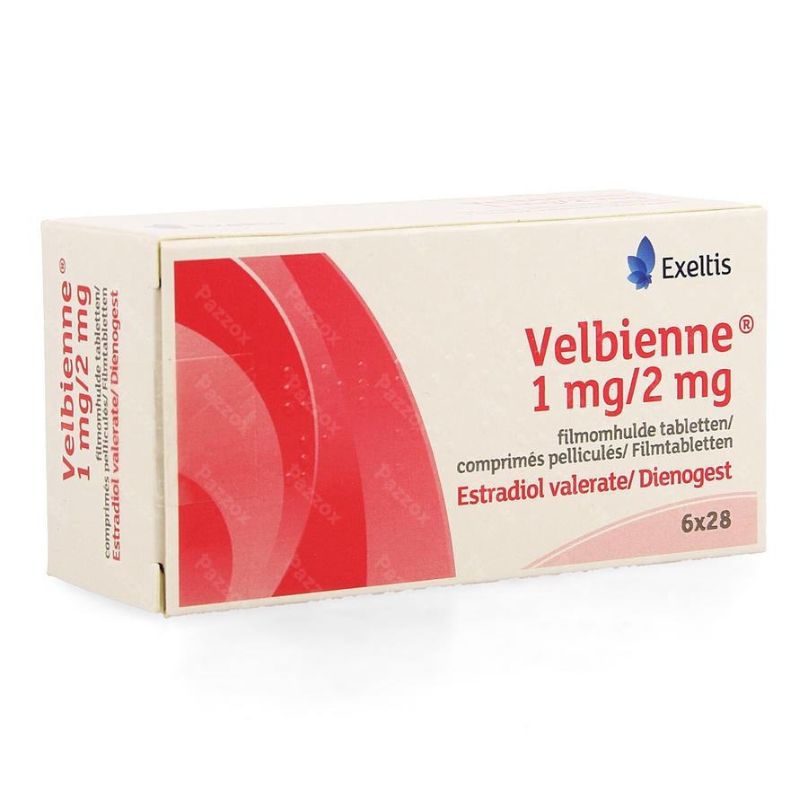Velbienne 1mg/2mg Comp Pell 6 X 28