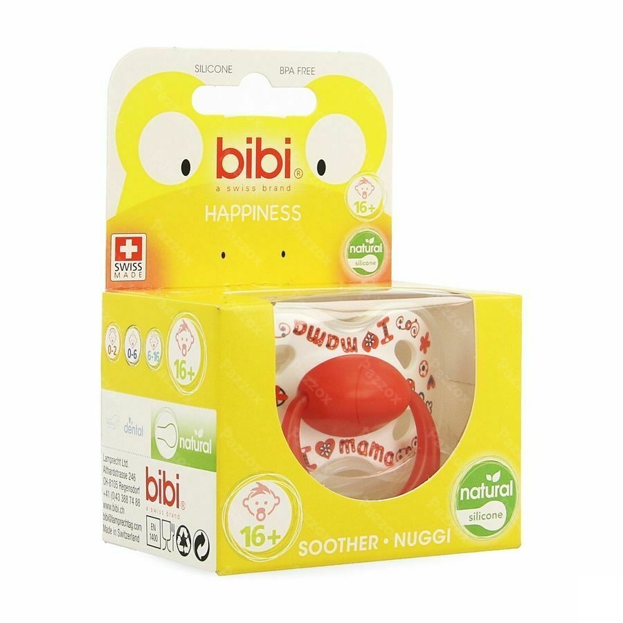 Bibi Sucette Hp Natural Love Mama/papa Best 6-16m