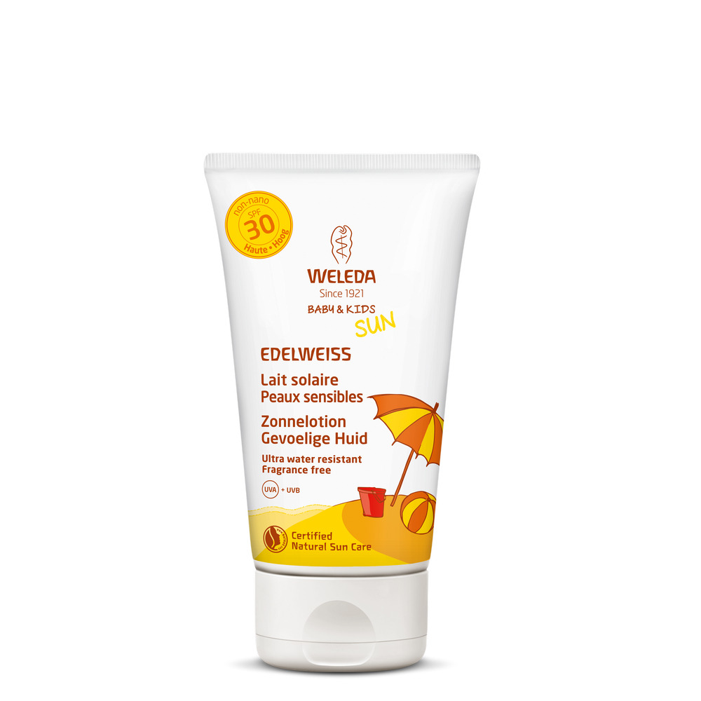 Weleda Edelweiss Lait Solaire Peau Sensible SPF30 150ml