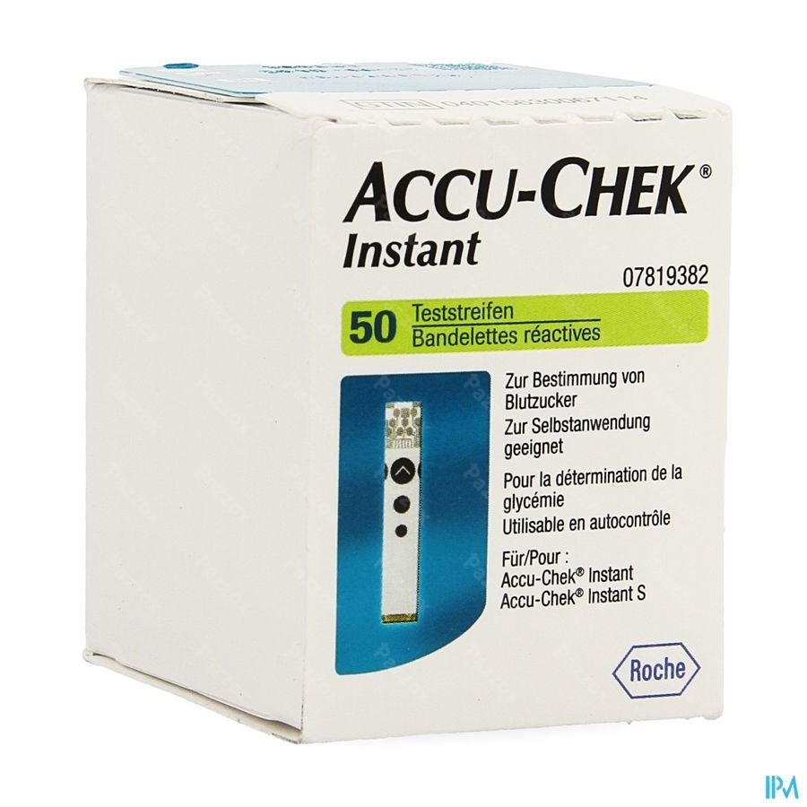Accu Chek Instant Tests 50 Bandelettes