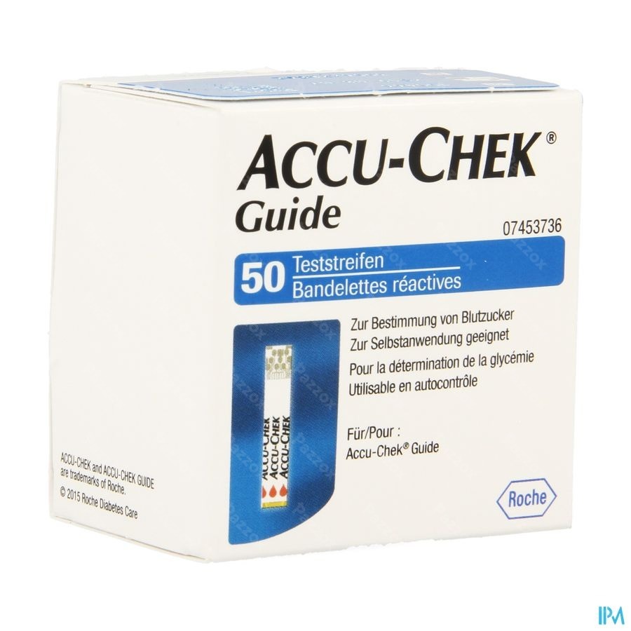 Accu Chek Guide Tests 50 Bandes