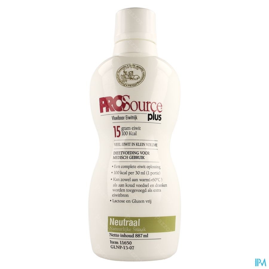 Prosource Plus Neutre 15g Protein/30ml Fl 887ml