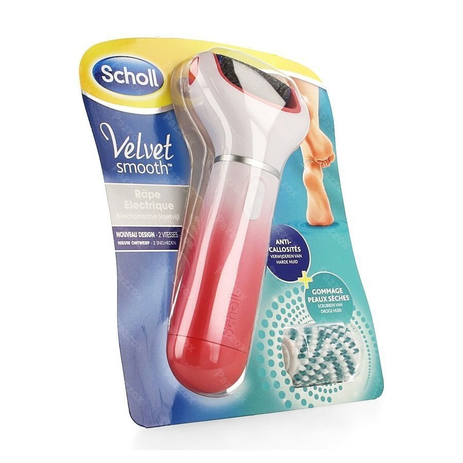 Scholl Velvet Smooth Rape Electr.+gommage Ps Rose