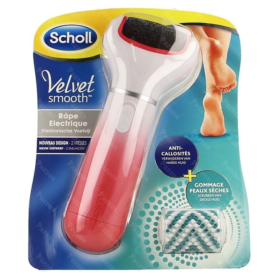 Scholl Velvet Smooth Rape Electr.+gommage Ps Rose