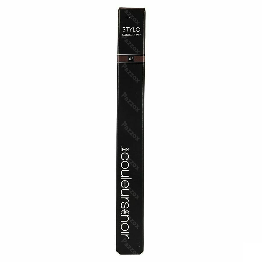 Couleurs De Noir Stylo Sourcil 02 Brunet./noir