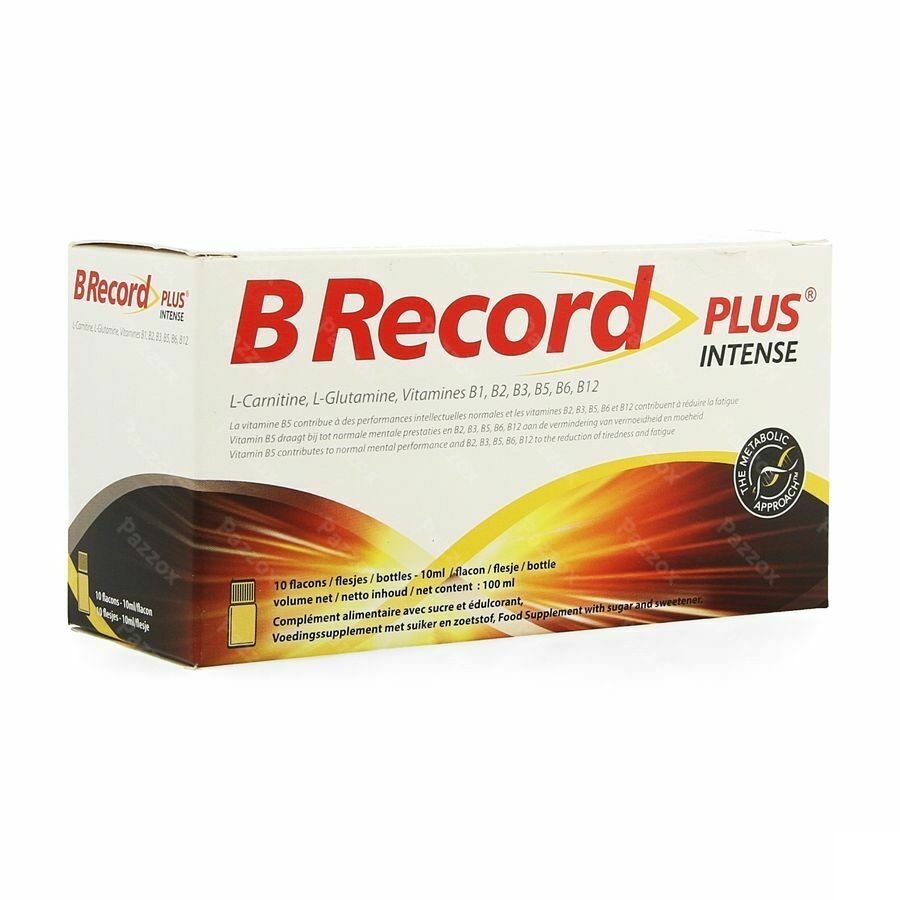 B Record Plus Intense 10ml 10 Ampoules