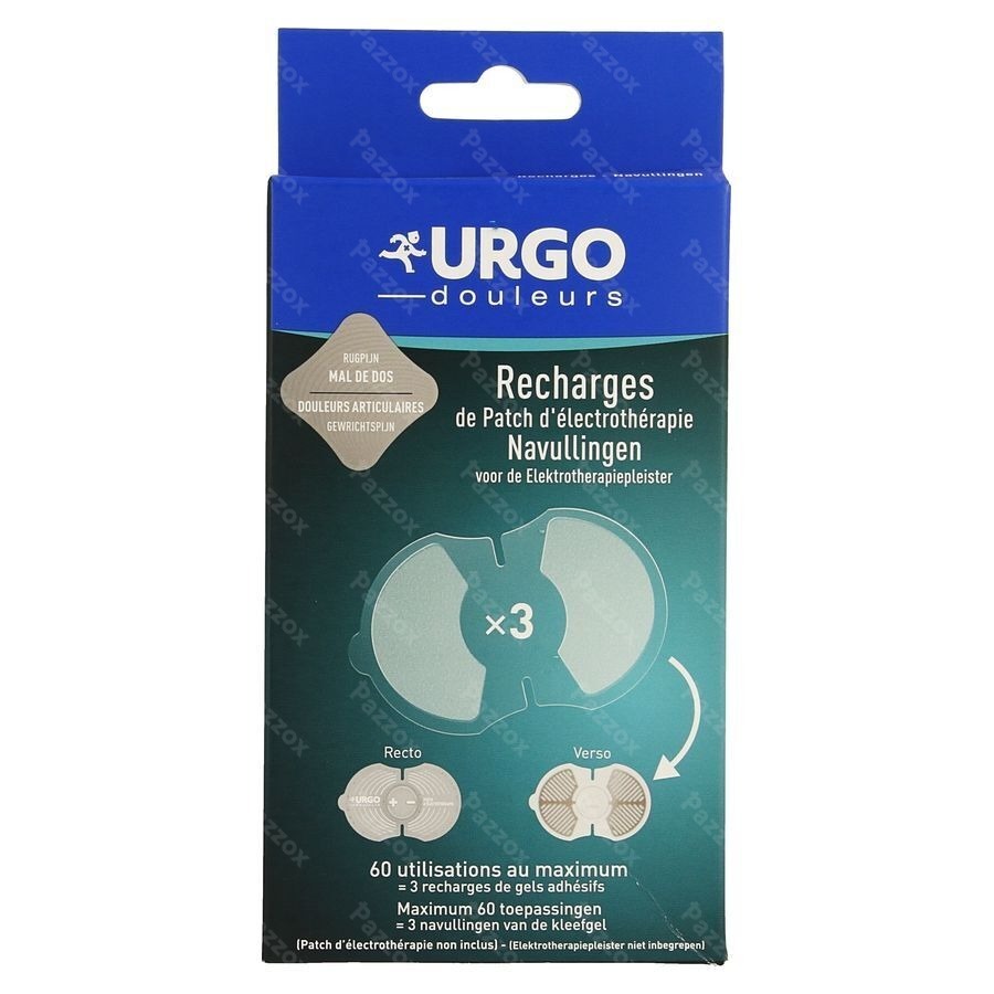 Urgo Patch Electrotherapie Recharge 3