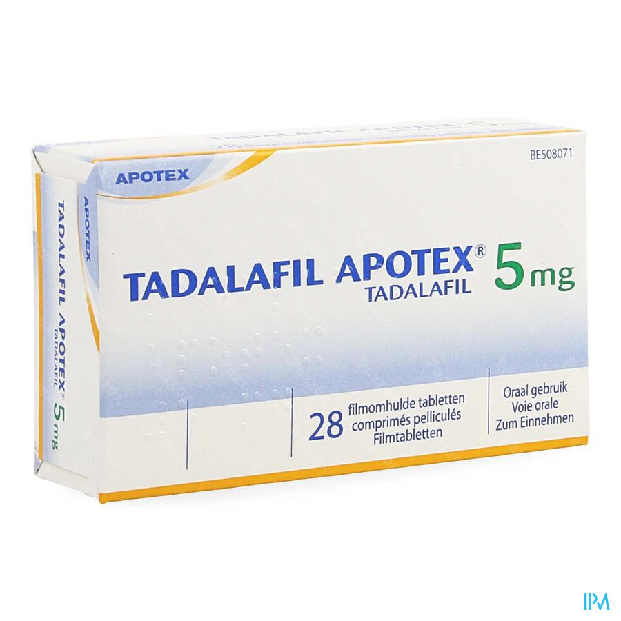 Tadalafil Apotex 5mg Comp Pell 28