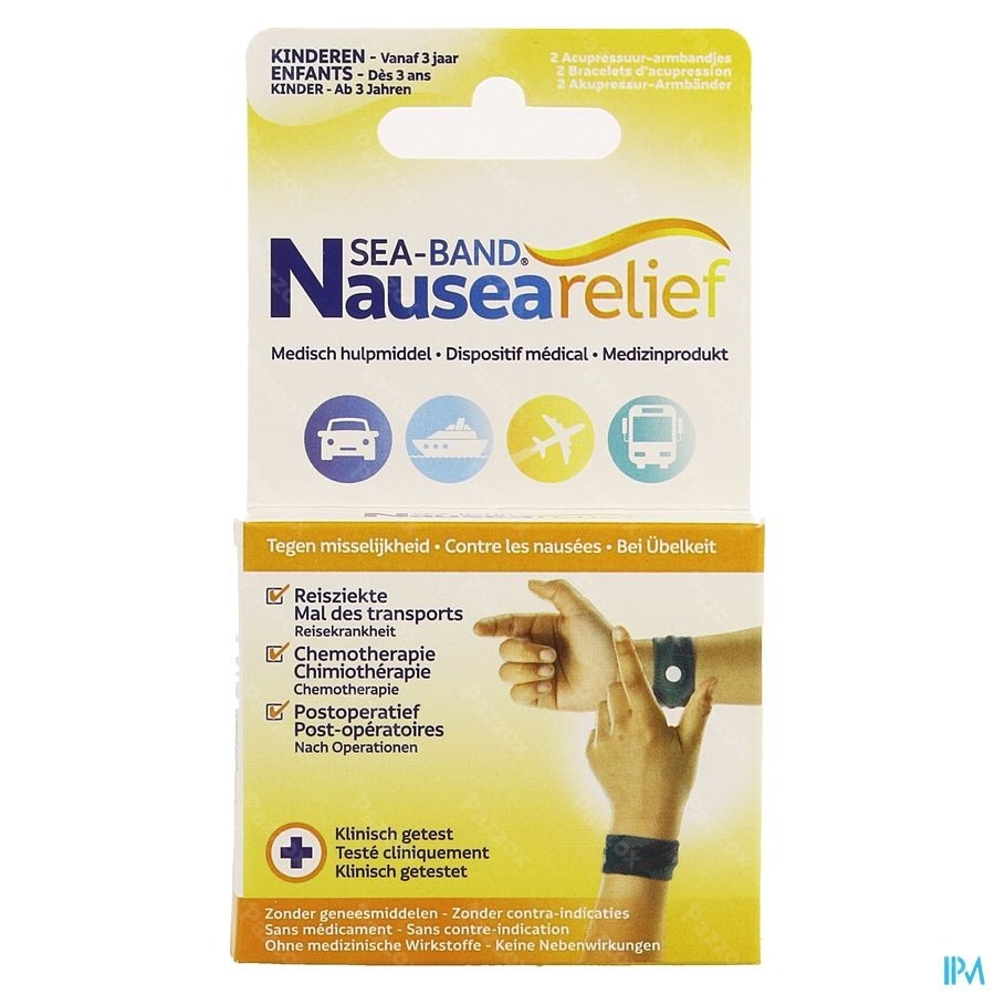 Sea Band Enfant Bracelet Vert 2 Pièces