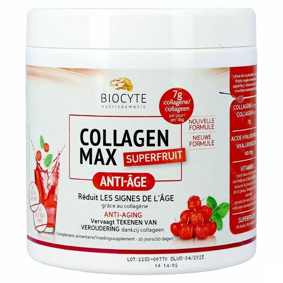 Biocyte Collagen Max Superfruits Pdr Pot 260g