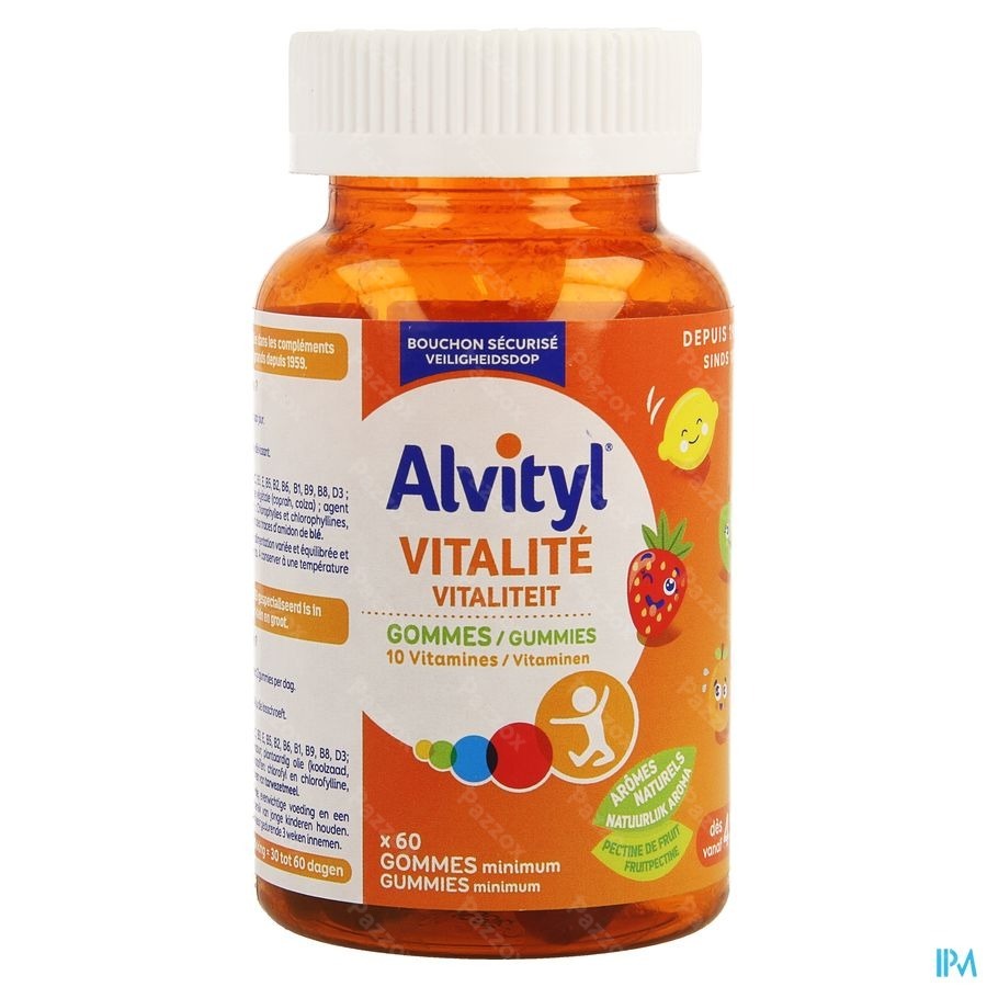 Alvityl Vitalite Gommes 60