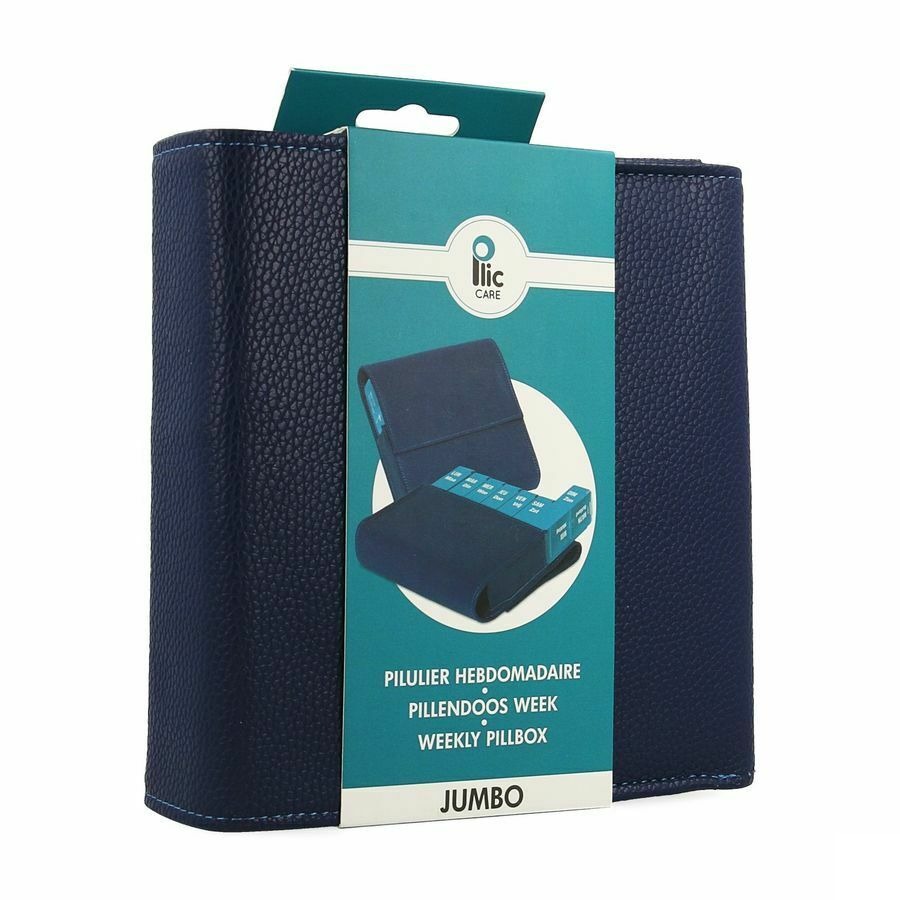 Plic Care Pilulier Jumbo Bleu