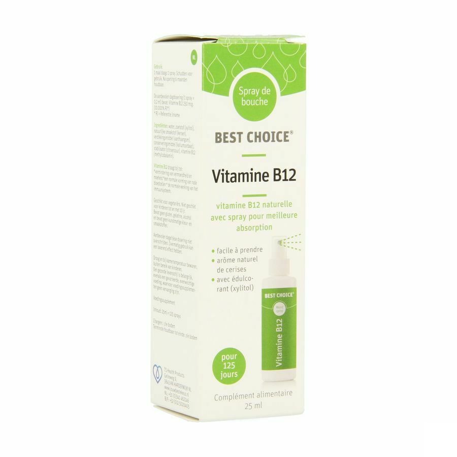 Best Choice Spray Bouche Vitamine B12 25ml