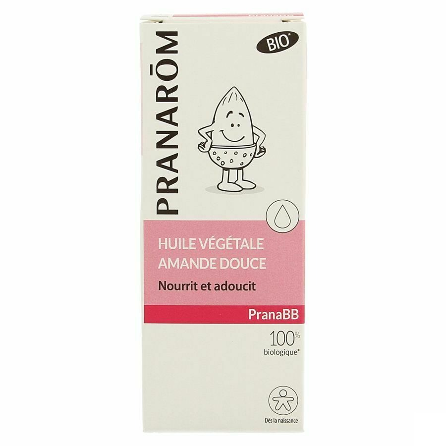 Pranabb Huile Vegetale Amande Douce Bio 50ml
