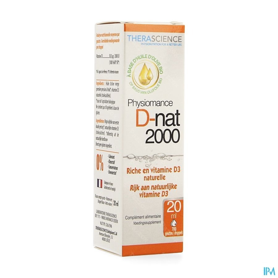 D-nat 2000 Fl Gutt 20ml Physiomance Phy341