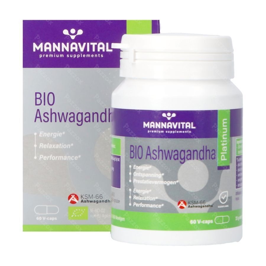 Mannavital Ashwagandha V-caps 60