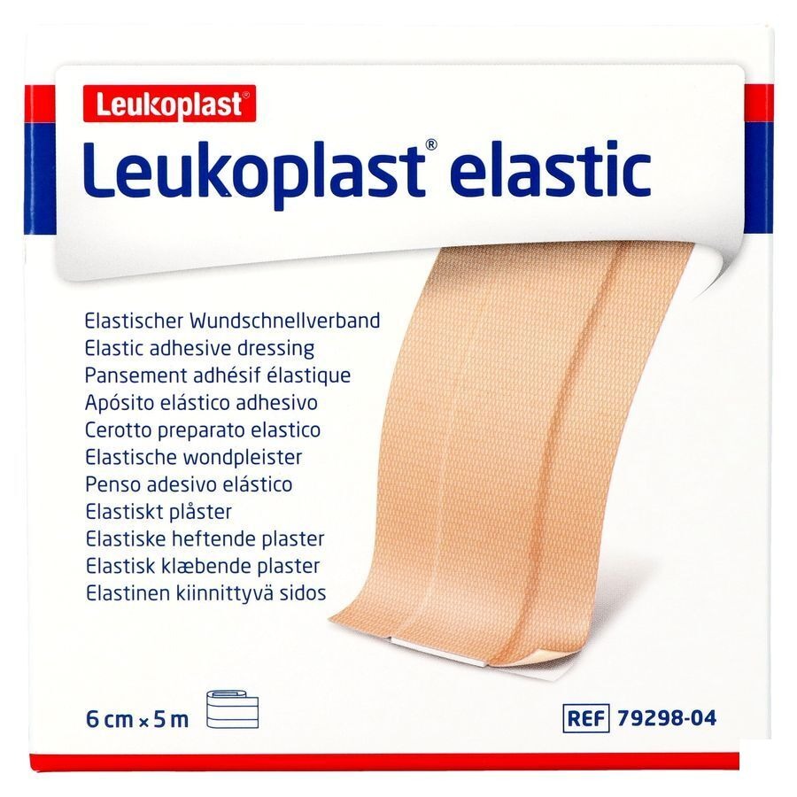 Leukoplast Elastic 5mx6cm 1