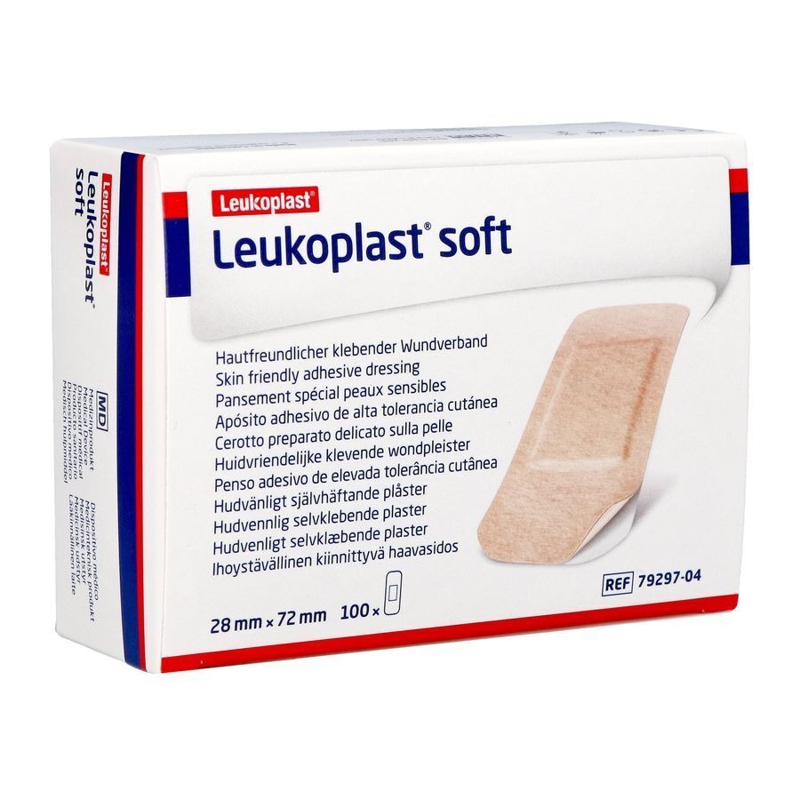 Leukoplast Soft 28x72mm 100