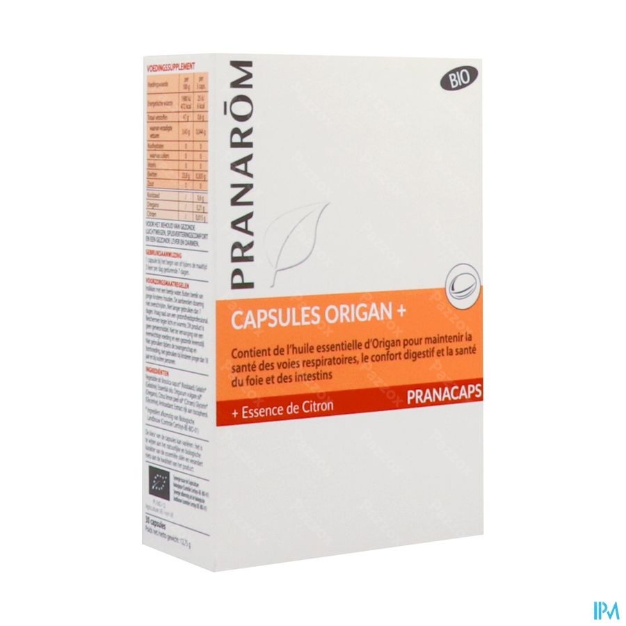 Pranarôm Pranacaps Origan + 30 Capsules