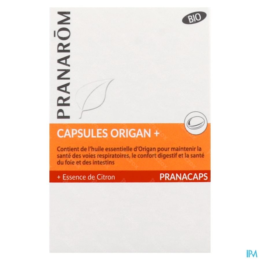 Pranarôm Pranacaps Origan + 30 Capsules