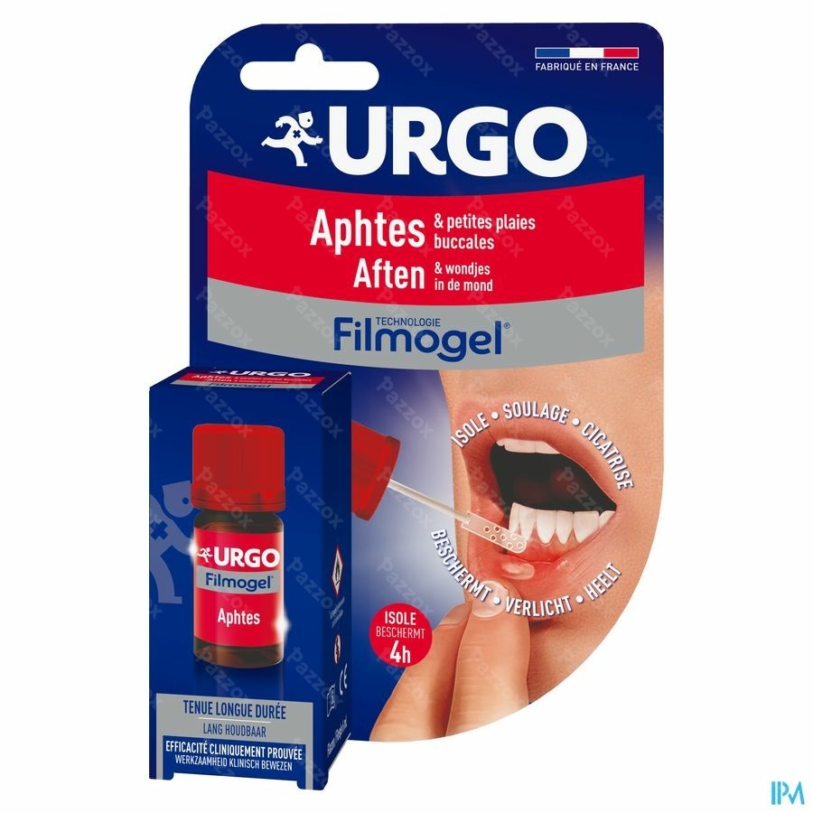 Urgo Aphtes Plaies Buccale Gout Fruit Filmogel 6ml