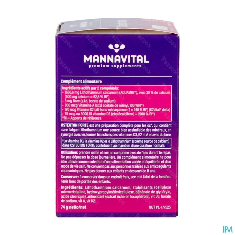 Mannavital Osteoton Forte Comp 60