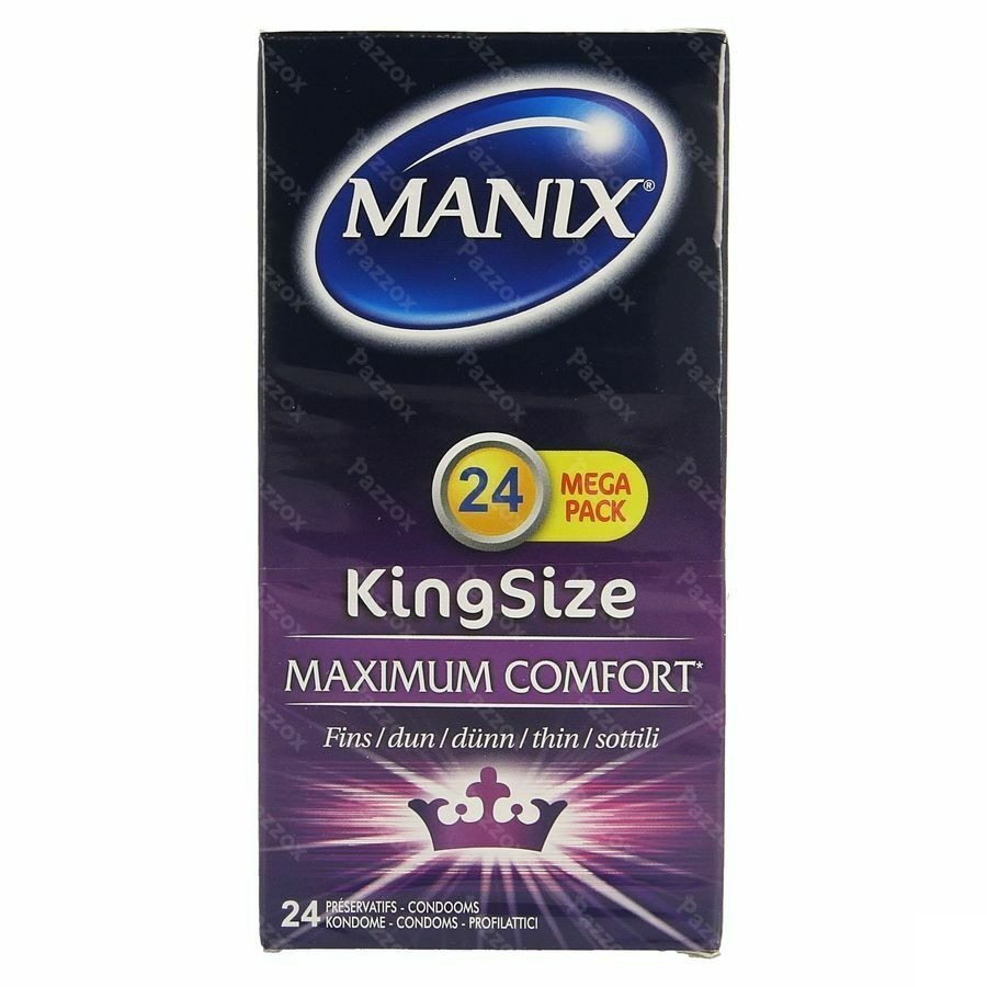 Manix King Size Preservatifs 24