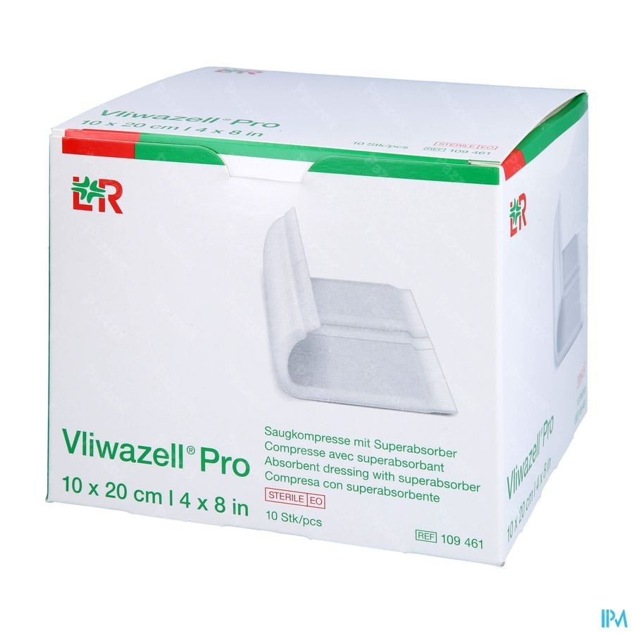 Vliwazell Pro Pans Super Absorb. 10x20cm 10 109461