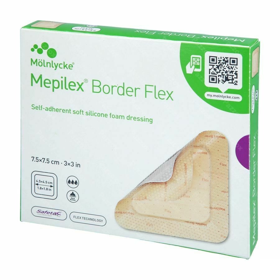 Mepilex Border Flex Pans 7,5x7,5cm 5 595250