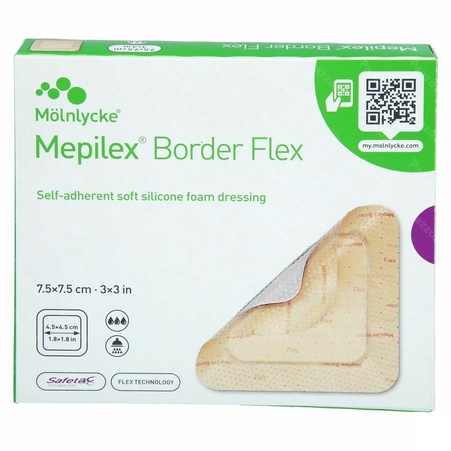 Mepilex Border Flex Pans 7,5x7,5cm 5 595250