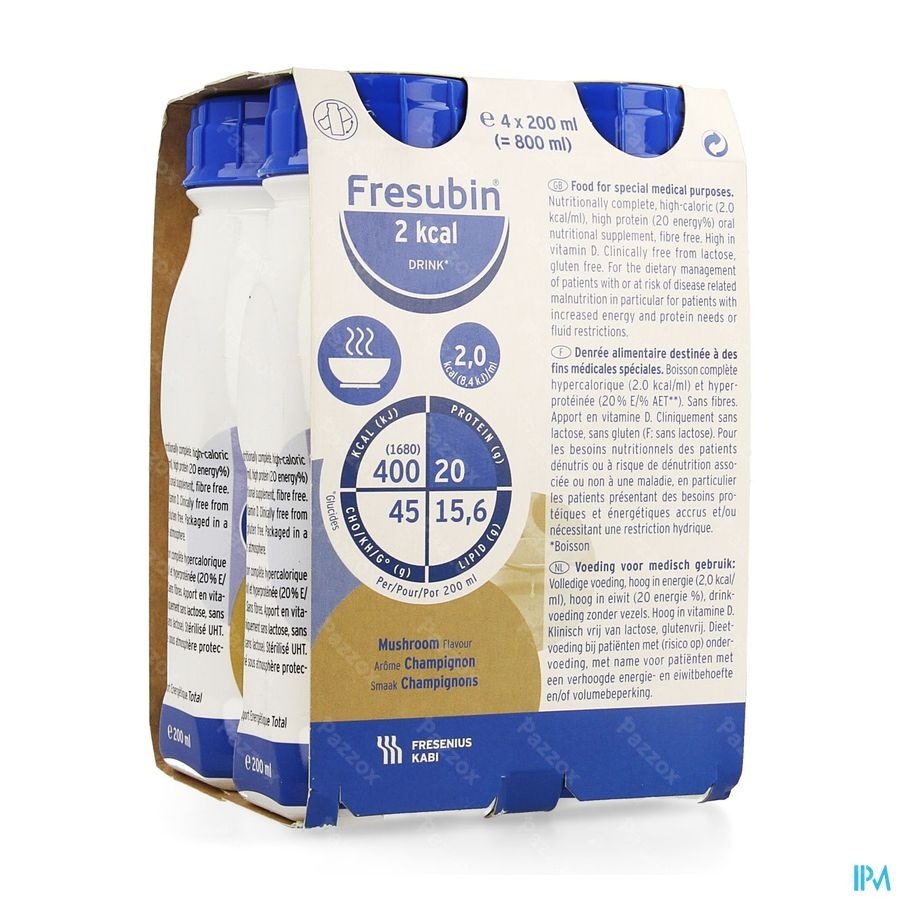 Fresubin 2kcal Drink Champignon Easybottle 4x200ml