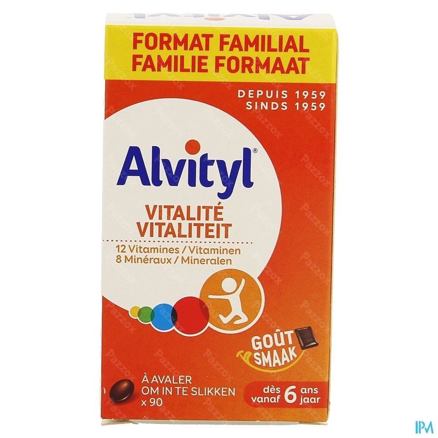 Alvityl Vitalite 90 Comprimés