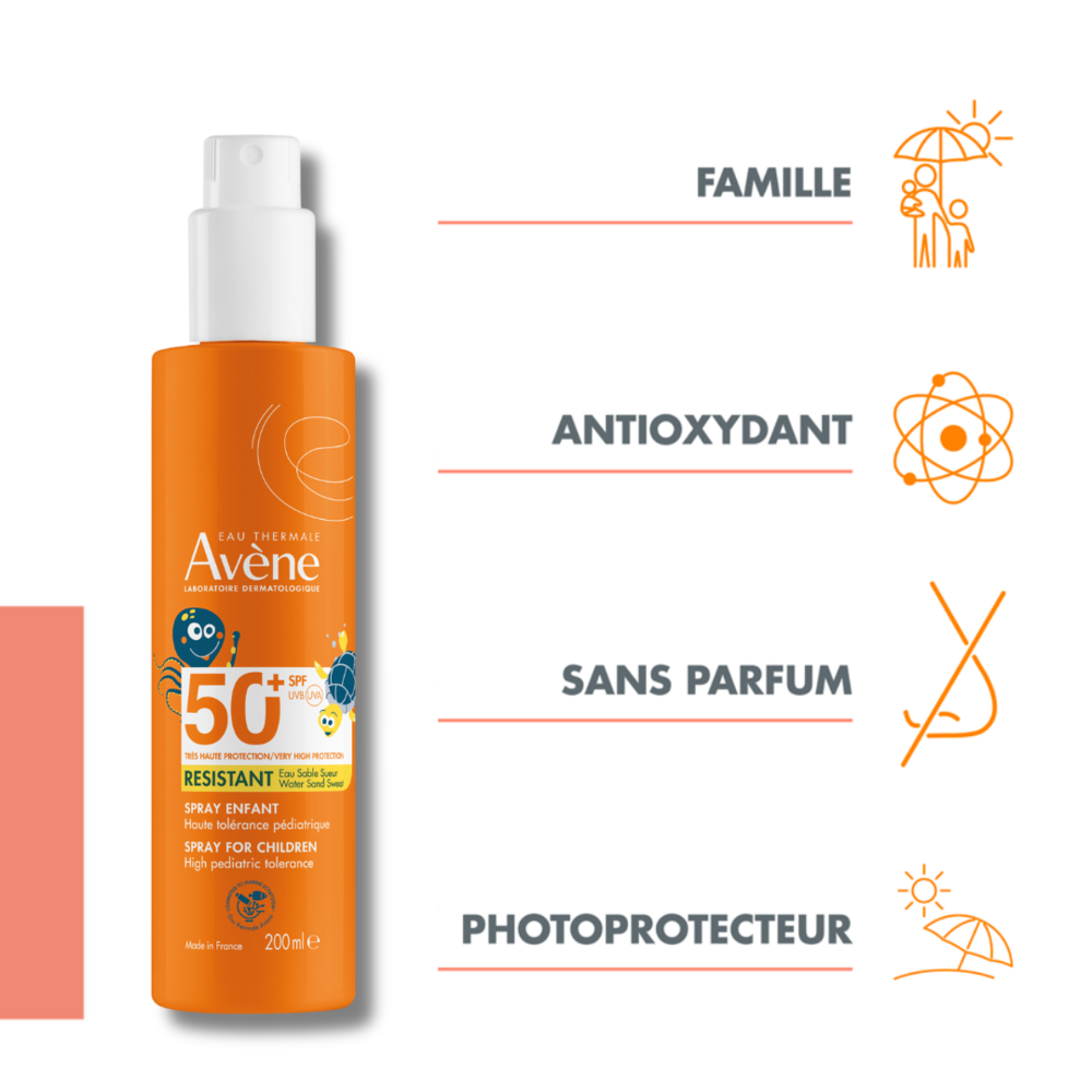 Avène Spray Solaire Enfant SPF50+ 200ml